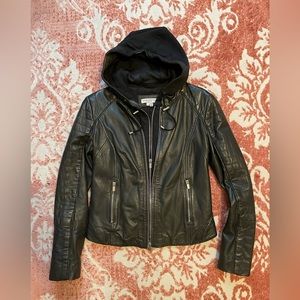Lamarque leather moto jacket